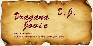 Dragana Jović vizit kartica